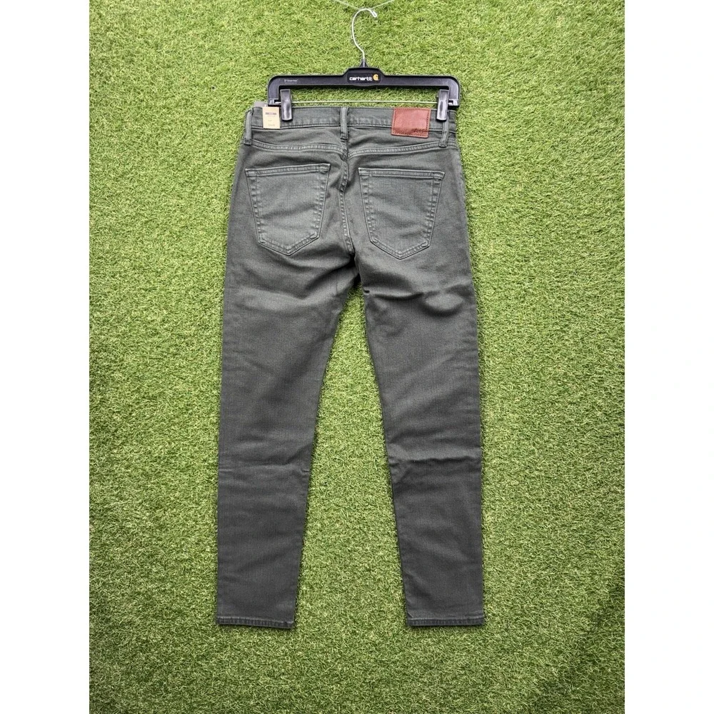 Abercrombie & Fitch Jeans Mens 29x30 Felix Super Slim Dark Green Denim Stretch